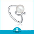 White Freshwater Pearl Ring Designs für Frauen (SH-J0080R)